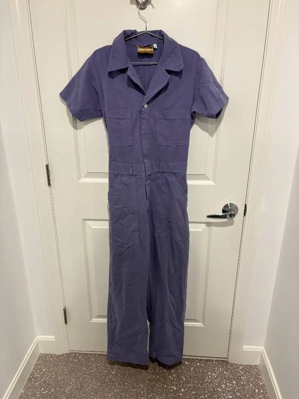Big Bud Press Short Sleeve Jumpsuit in Faded Grape